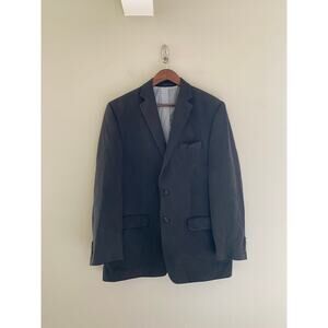 LAUREN RALPH LAUREN Dark Gray Lined Blazer with Pockets Size Men's 42R